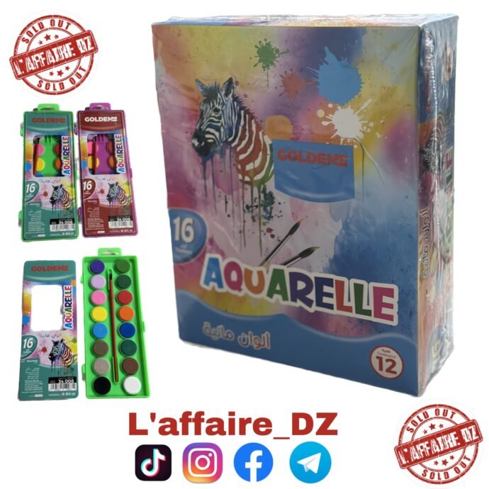 12PCS AQUARELLE 16C 34008