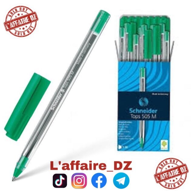 50PCS STYLO SCHNIDER VERT