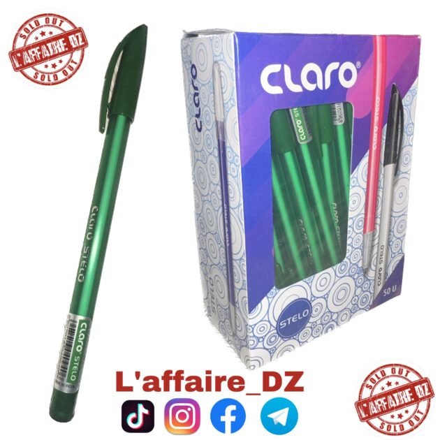 50PCS STYLO CLARO VERT / CL-4073