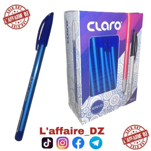 50PCS STYLO CLARO BLEU / CL-4073