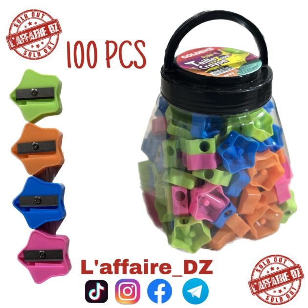 100PCS TAILLE CRAYON ÉTOILE 29103
