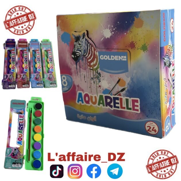 24PCS AQUARELLE 8C 34006