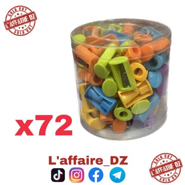 72PCS TAILLE-CRAYON ELKHALIL