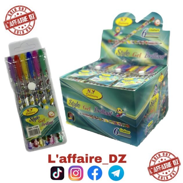24PCS PACK STYLO 6C GEL 1106