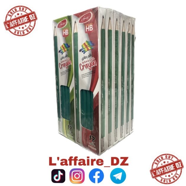 144PCS Crayon plastic hb 37039