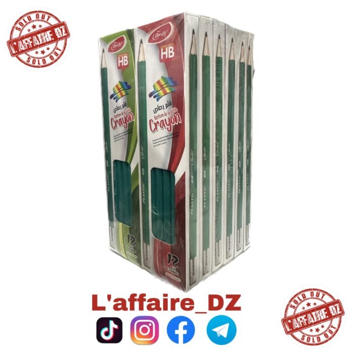 144PCS Crayon plastic hb 37039