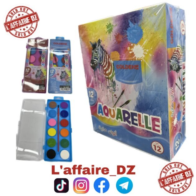 12PCS AQUARELLE 12C 34007