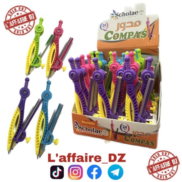 24PCS COMPAS PLASTIQUE SC-0403