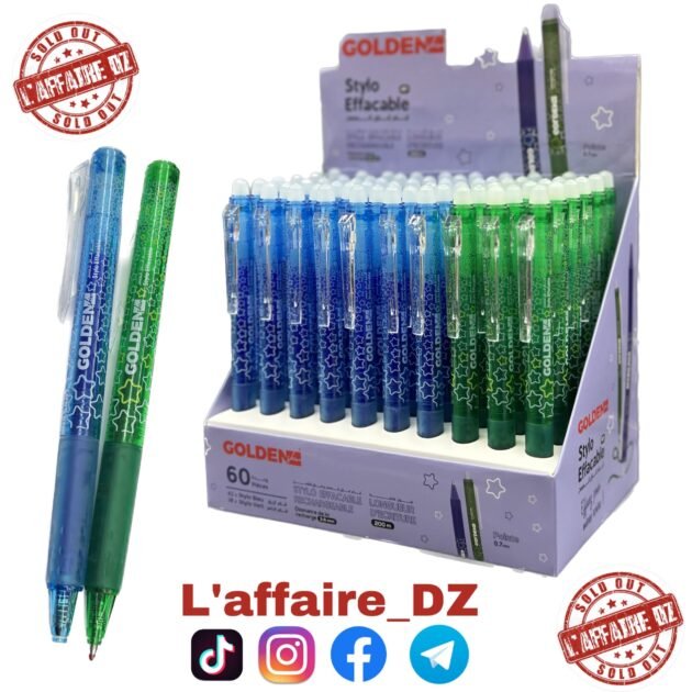 60PCS STYLO EFFACABLE MIX 80303