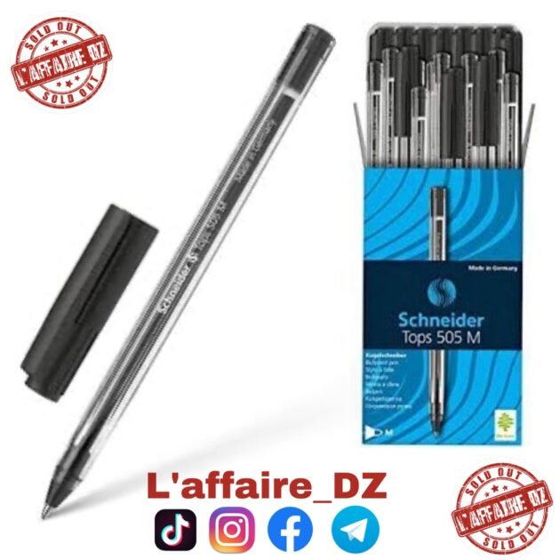 50PCS STYLO SCHNIDER NOIRE
