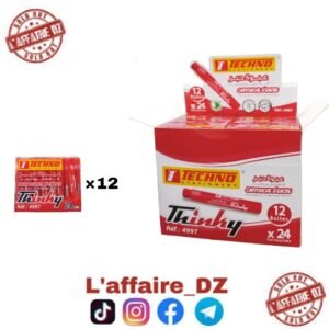 CARTOUCHE D'ENCRE ROUGE TECHNO 288PCS N°4997