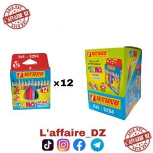 CRYONS DE COULEUR TRINO MINI COLOR 12CLR ×12PCS N°5294