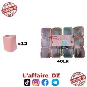 PORTE STYLO PASTEL 4CLR 12PCS N°13504