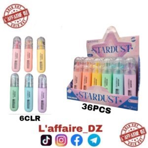 SURLIGNEUR STARDUST 36PCS 6CLR N°81633