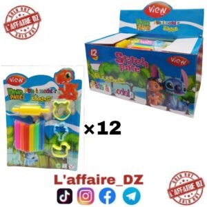 PÂTE À MODELER 6CLR 3MOULES 12PCS N°-2979-4