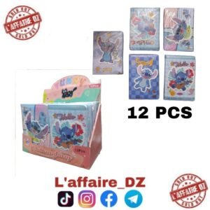 NOTEBOOK FANTAISIE STITCH A5 12PCS N°47440