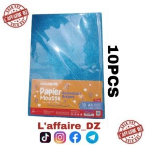 PAPIER MOUSSE AUTOCOLLANT BRAILLANT A3 BLUE 10PCS N°25117