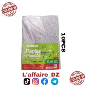 PAPIER MOUSSE AUTOCOLLANT BRAILLANT A4 GRISE 10PCS N°25107