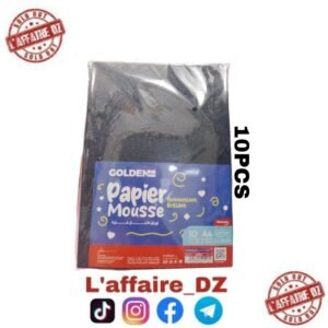 PAPIER MOUSSE AUTOCOLLANT BRAILLANT A4 NOIR 10PCS N°25108