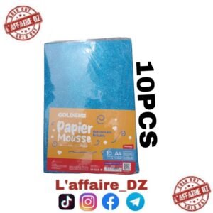 PAPIER MOUSSE AUTOCOLLANT BRAILLANT A4 BLUE 10PCS N°25106