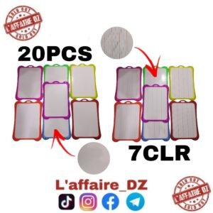 ARDOISE BLANCHE DOUBLE FACE 20PCS N°AIP-009
