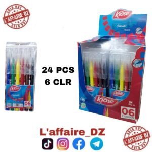 FEUTRE KIOSE 6CLR 24PCS ok 1702