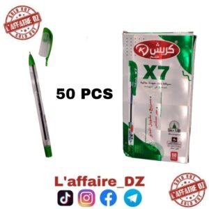 STYLO KRICH X7 VERT 50PCS FG042