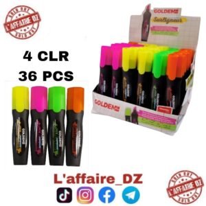 SURLIGNEUR GOLDEN 4CLR 36PCS N°81216
