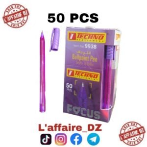 STYLO À BILLE FOCUS VIOLET 50PCS N°9938