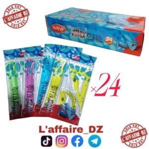 KIT 3 INSTRUMENT GRAPHIQUE 4CLR 24PCS VT 70 005