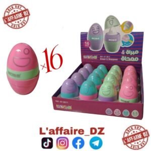GOMME + TAILLE CRAYON MOBS 16PCS GT-001