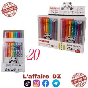 COLOR GEL PEN PANDA 20PCS N°80351
