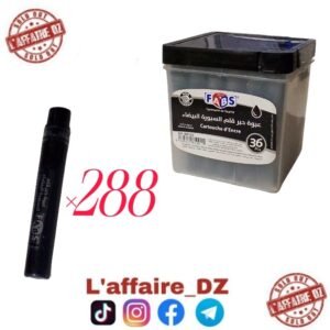 CARTOUCHE FABS NOIR 288PCS N°80101