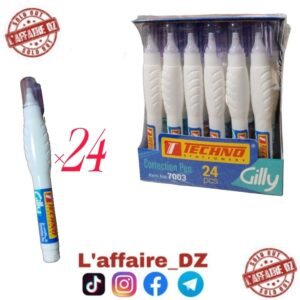 24PCS STYLO CORRECTEUR TECHNO GILLY N°7003