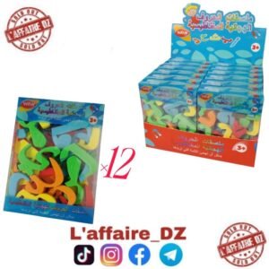 12 PCS AUTOCOLLANT MAGNÉTIQUE DES LETTRES DE L'ALPHABET EV0052