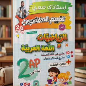 2 إبتدائي (أستاذي معي في تقييم المكتسبات اللغة و الرياضيات )